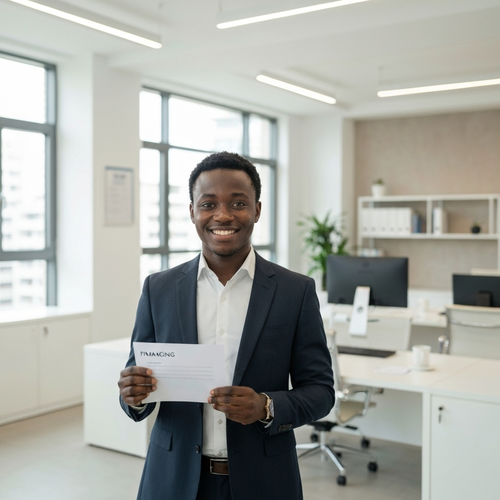 Processus de financement Affactura - Entrepreneur recevant une notification de paiement